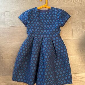 Jacadi Navy and Blue Floral Girl Dress (kids)